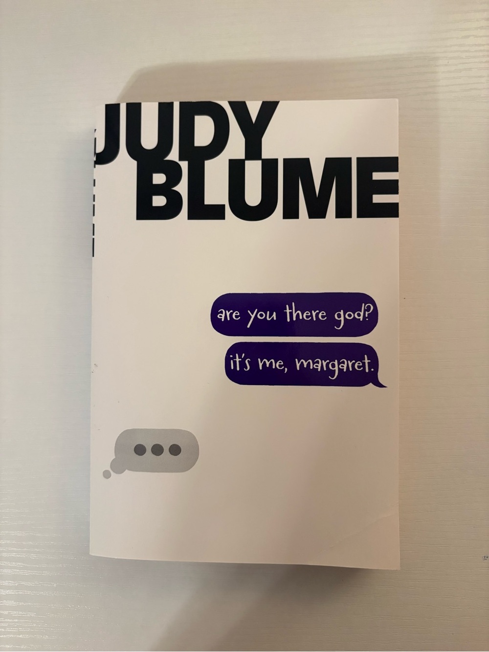 Are You There God? It’s Me, Margaret by Judy Blume, Paperback